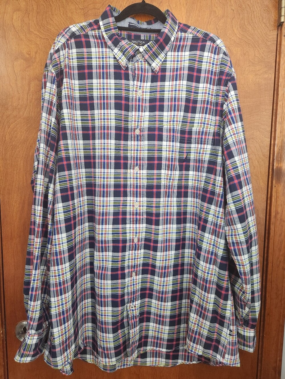 Nautica Plaid Button Down Shirt